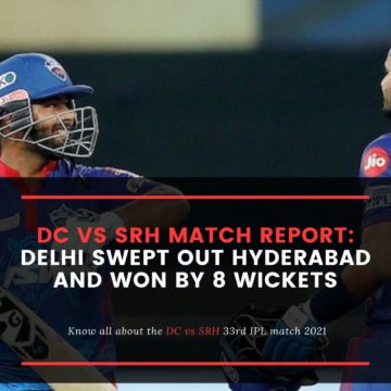 DC vs SRH Match Report - Delhi swept out Hyderabad and won by 8 wickets