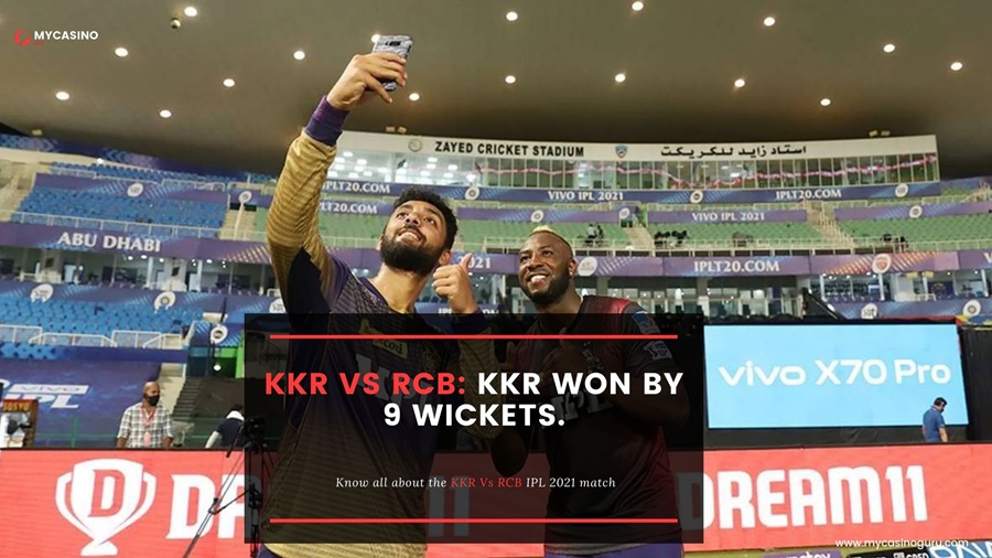 KKR vs RCB Match Report – KKR Won By 9 Wickets