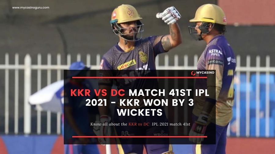 KKR vs DC Match Report : KKR Won By 3 Wickets