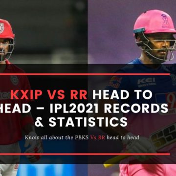 RR vs KXIP Head to Head – IPL 2021 Records & Statistics