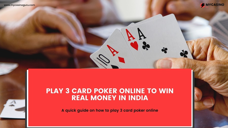 Play 3 card poker online win real money