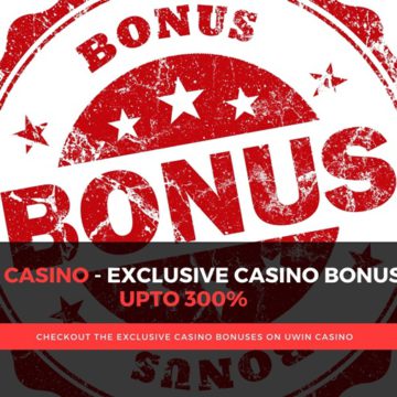 UWin Casino Bonuses - Avail superb deposit bonuses up to  300%