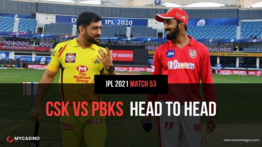 CSK vs PBKS Head to Head IPL 2021