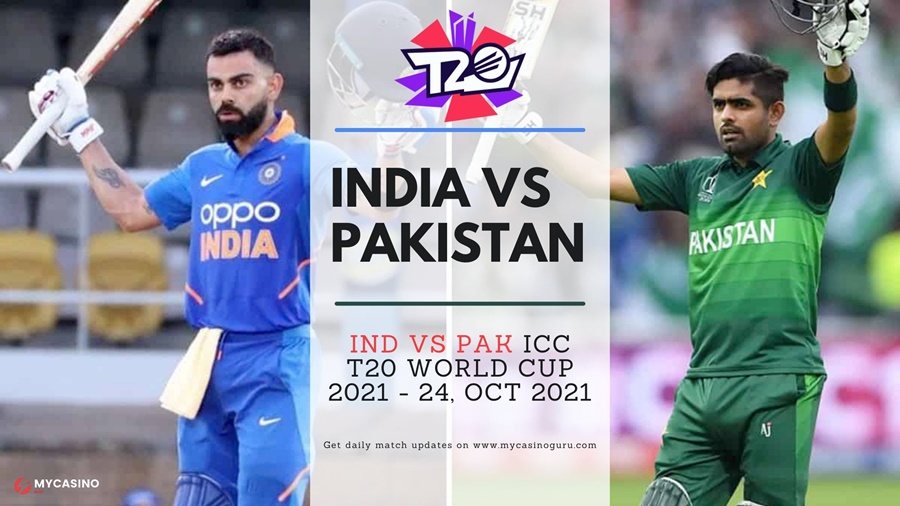 India vs Pakistan Head to Head T20 World Cup 2021