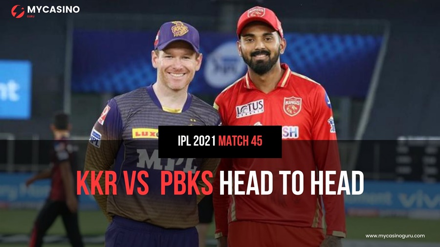 KKR vs KXIP Head to Head IPL 2021 45th Match – Records and Stats