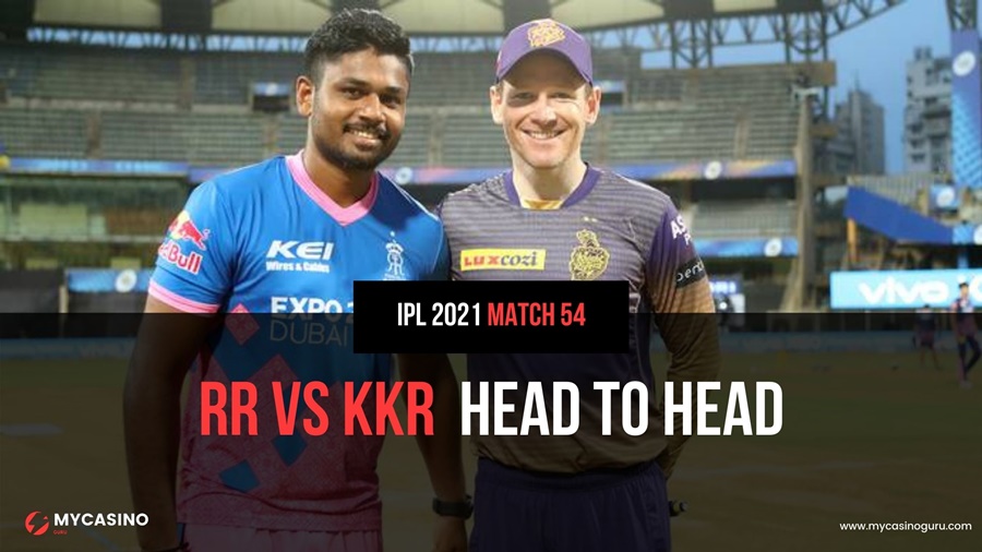 KKR vs RR Head to Head Match 54 IPL 2021 – Record & Stats