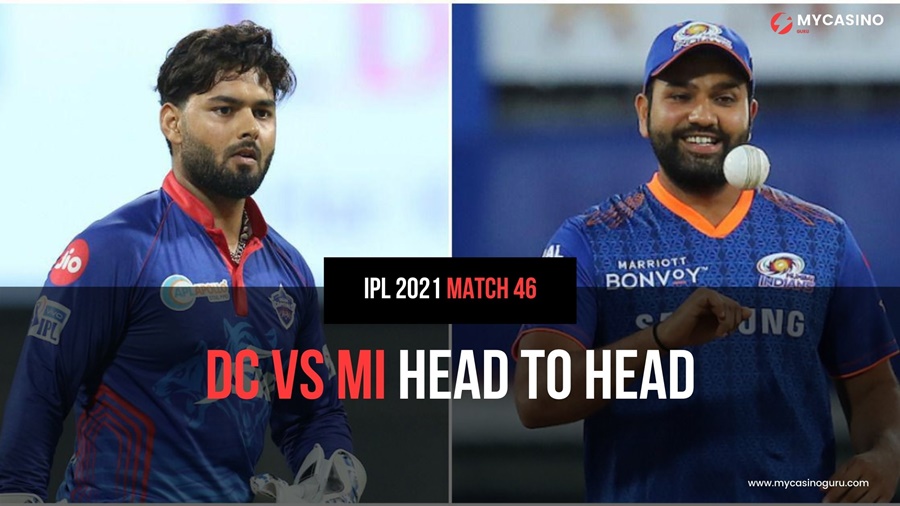 MI vs DC Head to Head IPL 2021 Match 46th – Record & Stats