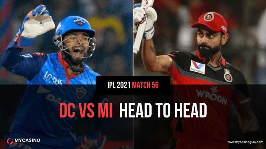 RCB vs DC Head to Head Match 56 IPL 2021 – Record & Stats