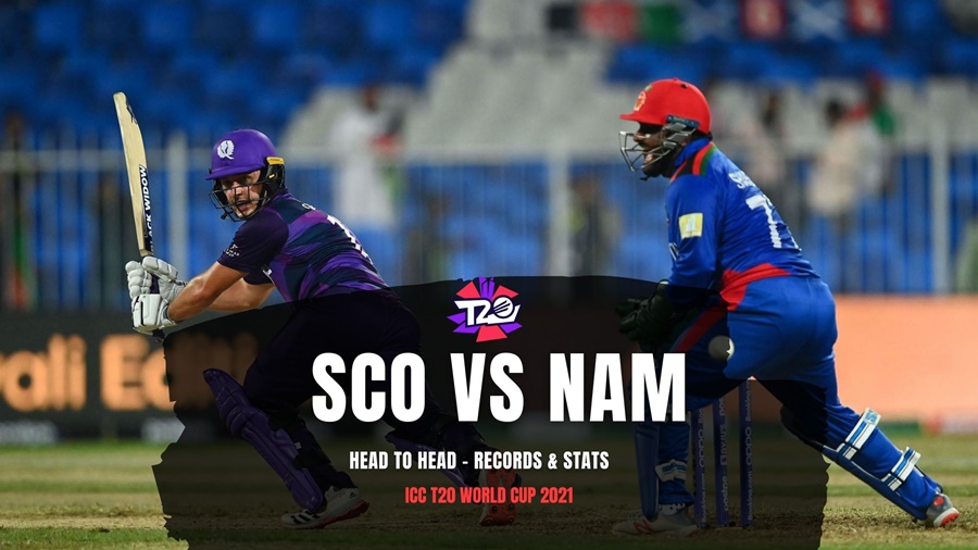 Scotland vs Namibia Head to Head T20 World Cup 2021 – Records & Stats