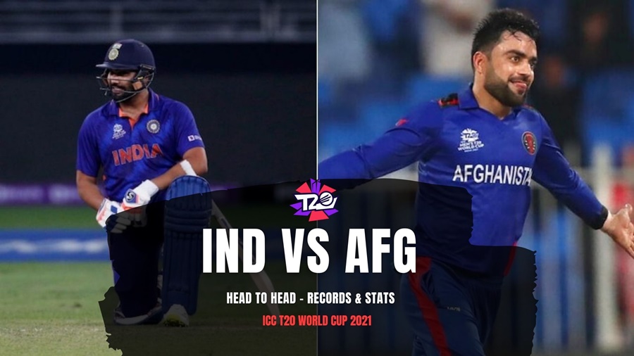 India vs Afghanistan T20 World Cup 2021 – Records & Stats