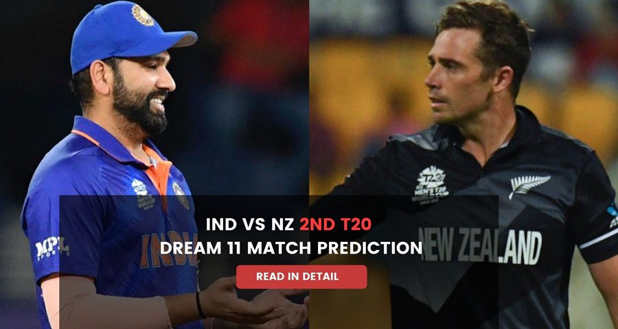 India vs New Zealand 2nd T20 - Dream 11 Match Prediction
