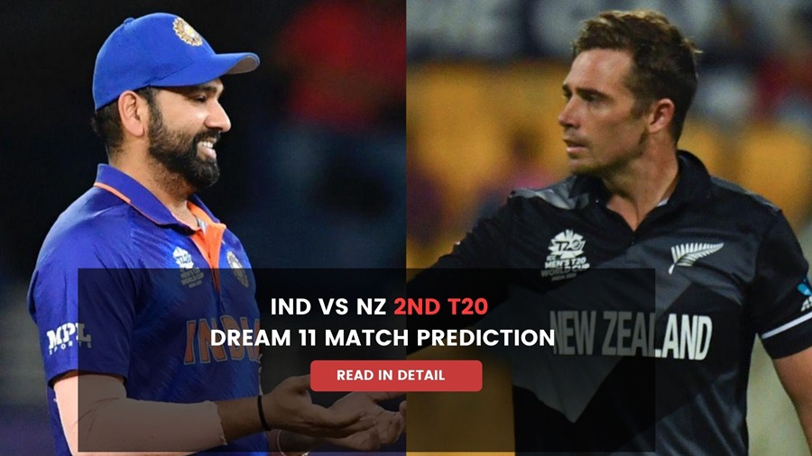 India vs New Zealand 2nd T20 – Dream 11 Match Prediction