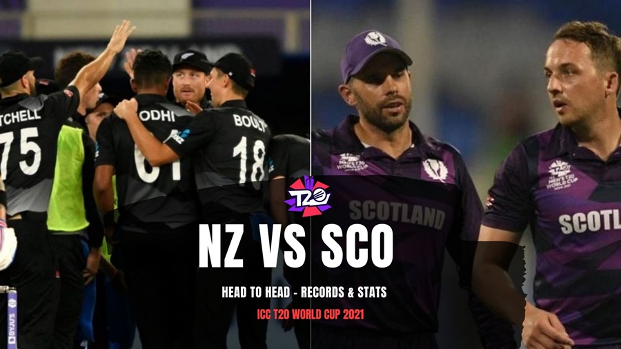 New Zealand vs Scotland T20 Head to Head – Records & Stats