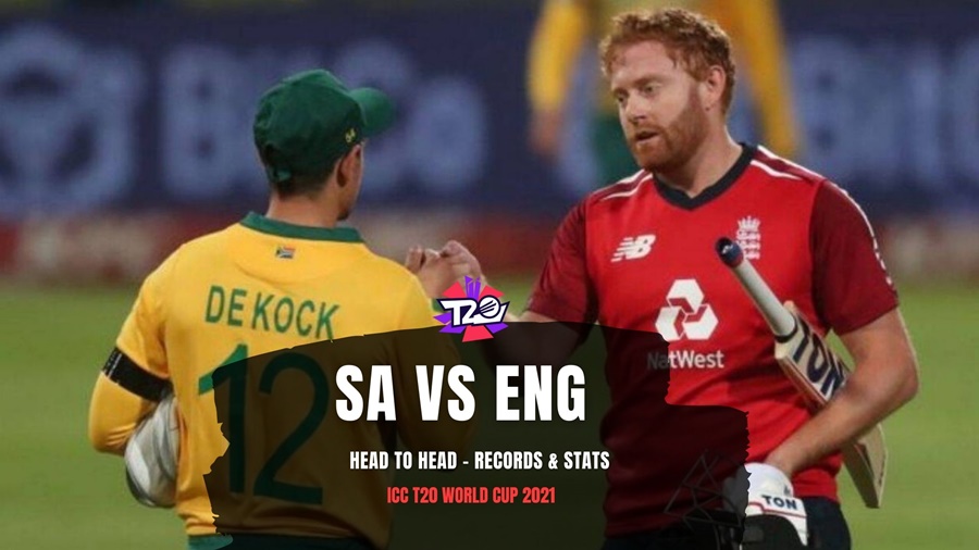 England vs South Africa T20 World Cup 2021 – Records  & Stats